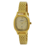 Maxima GOLD Women Beige Dial Analogue Watch - 49030CMLY