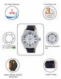 Maxima ATTIVO Men White Dial Analogue Watch - 49350LAGI