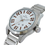 Maxima ATTIVO Men White Dial Analogue Watch - 49361CMGI