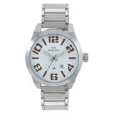 Maxima ATTIVO Men White Dial Analogue Watch - 49361CMGI