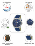 Maxima ATTIVO Men Blue Dial Analogue Watch - 49862LAGI