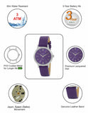 Maxima ATTIVO Women Purple Dial Analogue Watch - 51630LMLI