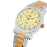 Maxima GOLD Women Beige Dial Analogue Watch - 54081CMLT