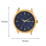 Maxima GOLD Men Blue Dial Analogue Watch - 54233LMGY