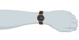 Maxima GOLD Men Blue Dial Analogue Watch - 54233LMGY