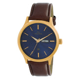 Maxima GOLD Men Blue Dial Analogue Watch - 54233LMGY