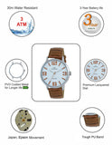 Maxima ATTIVO Men White Dial Analogue Watch - 54621LAGI