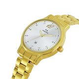 Maxima GOLD Women Silver Dial Analogue Watch - 55120CMLY