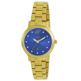 Maxima GOLD Women Blue Dial Analogue Watch - 55121CMLY