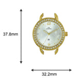 Maxima GOLD Women Silver Dial Analogue Watch - 55440BMLY