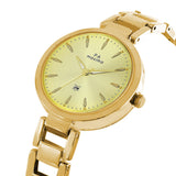 Maxima GOLD Women Gold Dial Analogue Watch - 55853BMLY