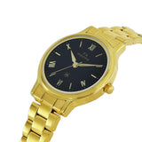 Maxima GOLD Women Black Dial Analogue Watch - 56102CMLY