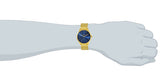 Maxima GOLD Men Blue Dial Analogue Watch - 56872CAGY