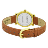 Maxima GOLD Women Yellow Dial Analogue Watch - 57580LMLY