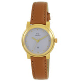 Maxima GOLD Women Yellow Dial Analogue Watch - 57580LMLY