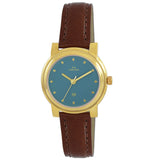 Maxima GOLD Women Blue Dial Analogue Watch - 57581LMLY