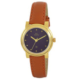 Maxima GOLD Women Brown Dial Analogue Watch - 57583LMLY