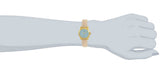 Maxima GOLD Women Blue Dial Analogue Watch - 57586LMLY