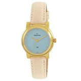 Maxima GOLD Women Blue Dial Analogue Watch - 57586LMLY