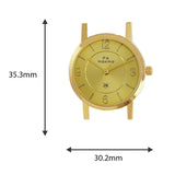 Maxima E-CO Women Gold Dial Analogue Watch - 57863LMLY