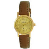 Maxima E-CO Women Gold Dial Analogue Watch - 57863LMLY