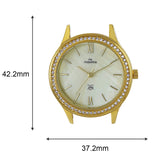 Maxima GOLD Women Gold Dial Analogue Watch - 58132LMLY