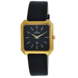 Maxima GOLD Women Black Dial Analogue Watch - 58191LMLY