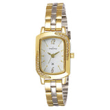 Maxima GOLD Women White Dial Analogue Watch - 58433CMLT