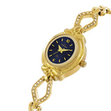 Maxima GOLD Women Blue Dial Analogue Watch - 58551BMLY