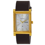 Maxima GOLD Men Silver Dial Analogue Watch - 58695LMGY