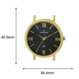 Maxima GOLD Women Black Dial Analogue Watch - 59502CMLY