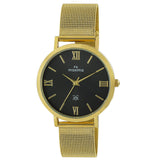 Maxima GOLD Women Black Dial Analogue Watch - 59502CMLY