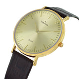 Maxima GOLD Men Gold Dial Analogue Watch - 59541LMGY