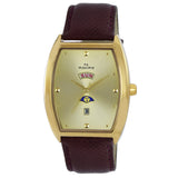 Maxima GOLD Men Gold Dial Analogue Watch - 59580LMGY