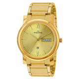 Maxima GOLD Men Gold Dial Analogue Watch - 59670CMGY