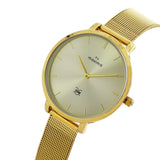 Maxima GOLD Women Gold Dial Analogue Watch - 60650CMLY