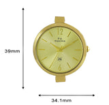 Maxima GOLD Women Gold Dial Analogue Watch - 60680BMLY