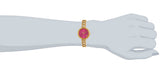 Maxima GOLD Women Pink Dial Analogue Watch - 61611BMLY