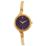 Maxima GOLD Women Purple Dial Analogue Watch - 61651BMLY