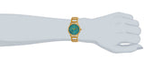 Maxima GOLD Women Blue Dial Analogue Watch - 61671BMLY