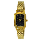 Maxima GOLD Women Black Dial Analogue Watch - 61721CMLY