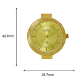 Maxima GOLD Women Gold Dial Analogue Watch - 61980CMLY