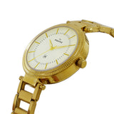 Maxima GOLD Women White Dial Analogue Watch - 61981CMLY