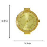 Maxima GOLD Women Gold Dial Analogue Watch - 61982CMLY