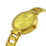 Maxima GOLD Women Gold Dial Analogue Watch - 62160CMLY