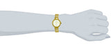 Maxima GOLD Women White Dial Analogue Watch - 62162CMLY