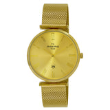 Maxima GOLD Men Gold Dial Analogue Watch - 62630CMGY