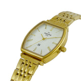 Maxima GOLD Women White Dial Analogue Watch - 62691CMLY