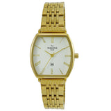 Maxima GOLD Women White Dial Analogue Watch - 62691CMLY