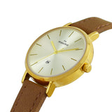 Maxima GOLD Women Silver Dial Analogue Watch - 62940LMLY